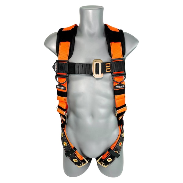 Frontline Combat Economy Harness, M/L, 310 lbs, Pass-Thru Chest/ Tongue Leg Straps, Back D-Ring 50VTB-ML - main